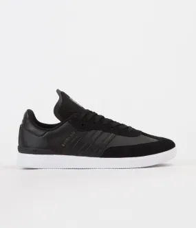 Adidas Samba ADV Shoes - Core Black / White / Gold Metallic