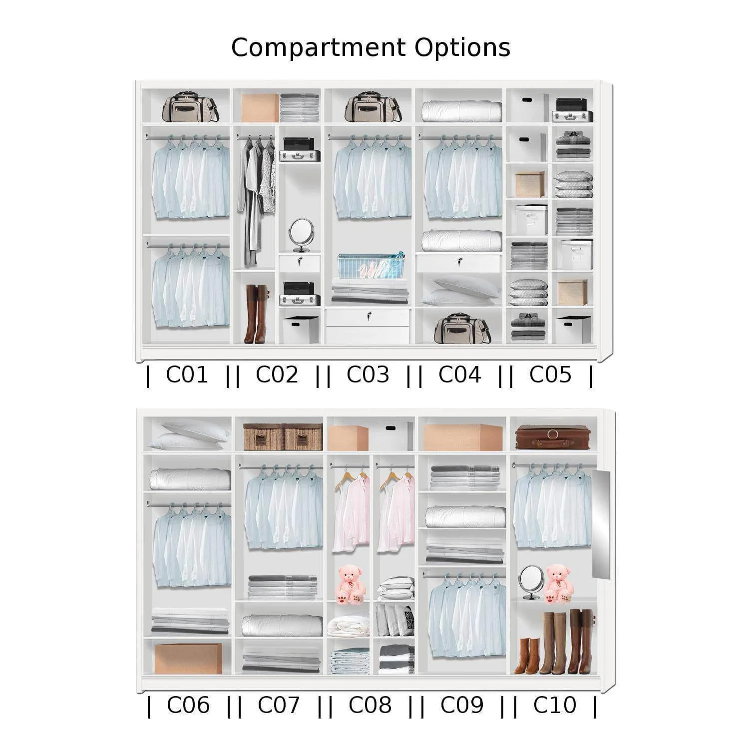 Amity Modular Wardrobe A14