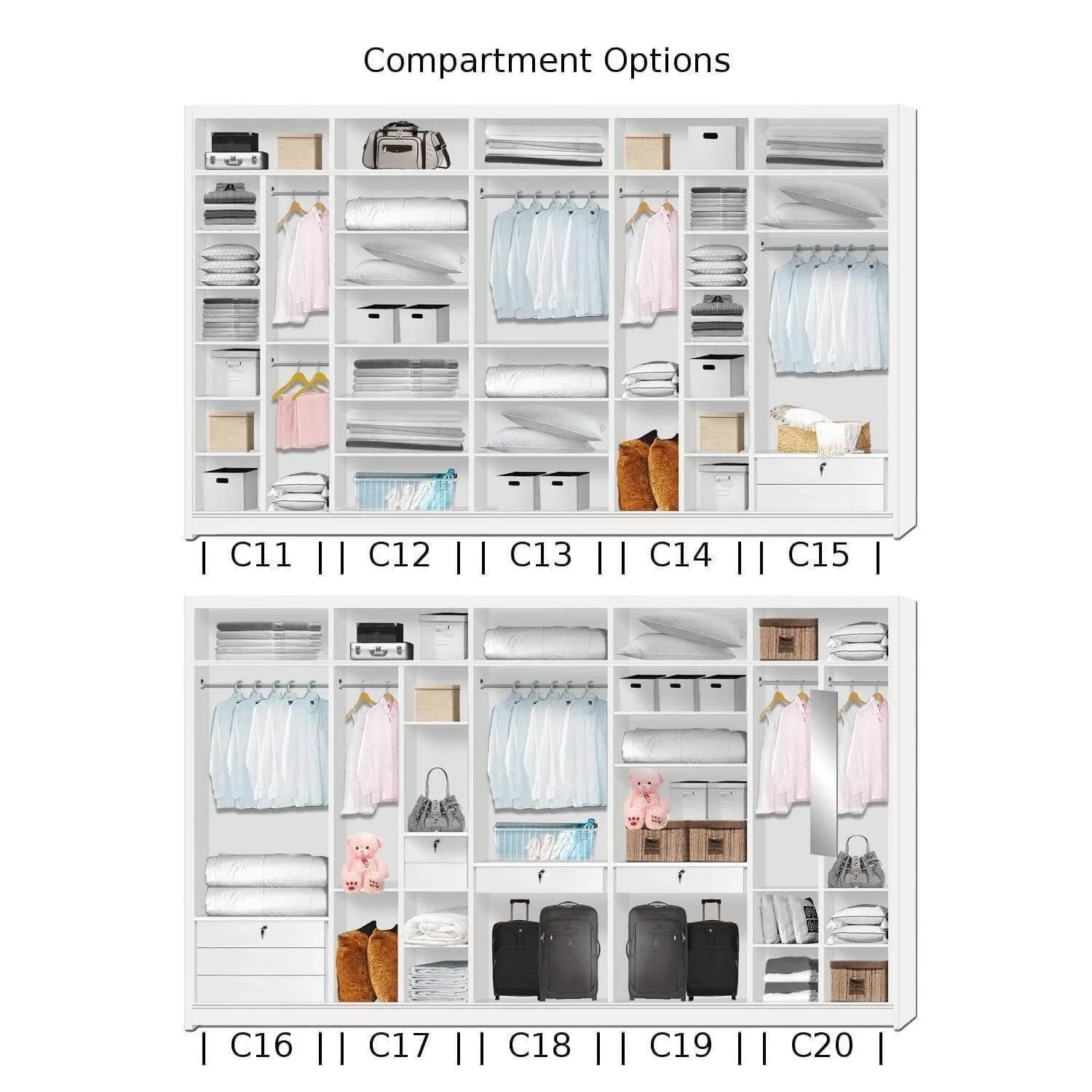 Amity Modular Wardrobe A25