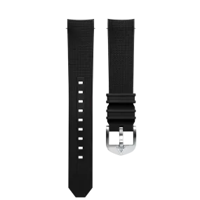 Aqua Compressor Black Rubber Strap