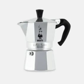 Bialetti Moka Express 3 Cup Stovetop Espresso Maker, Aluminum