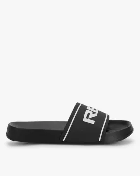 Brand Print Sliders with Contrast Stripes0RFF0081