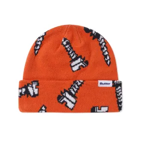 Butter Screw Beanie Orange