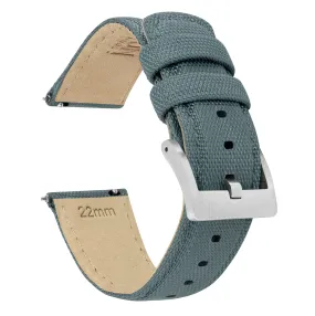 Fossil Q Sailcloth Quick Release Slate Grey Watch Band