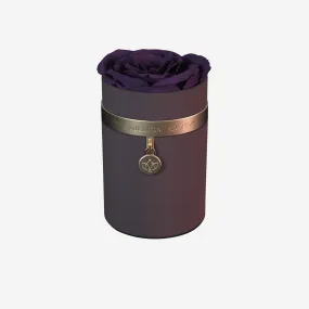 One in a Million™ Round Coffee Box | Charm Edition | Dark Purple Rose