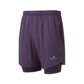 Ronhill | Men's Life 7" Twin Short - Nightshade